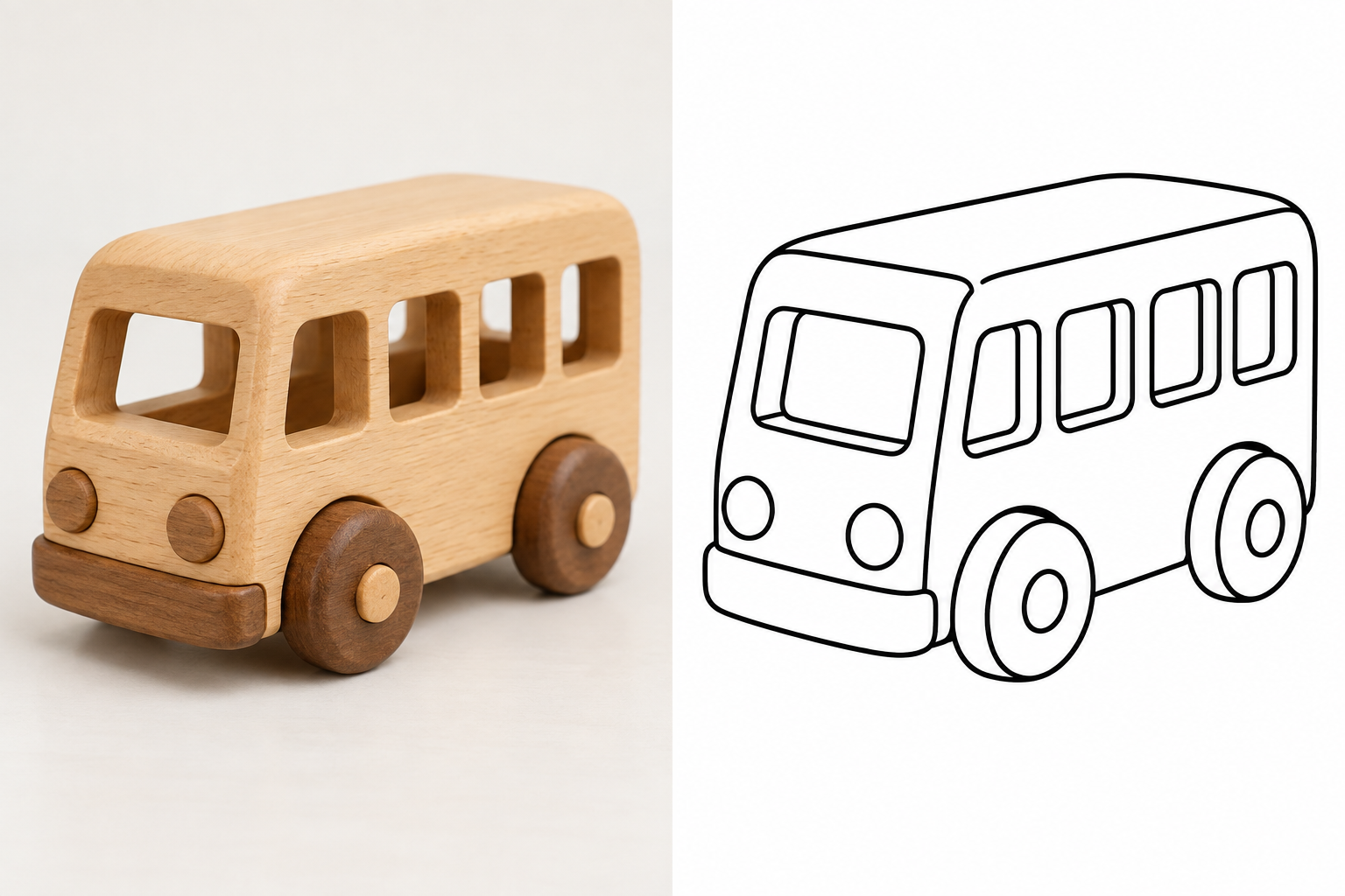 Everyday objects for a worksheet